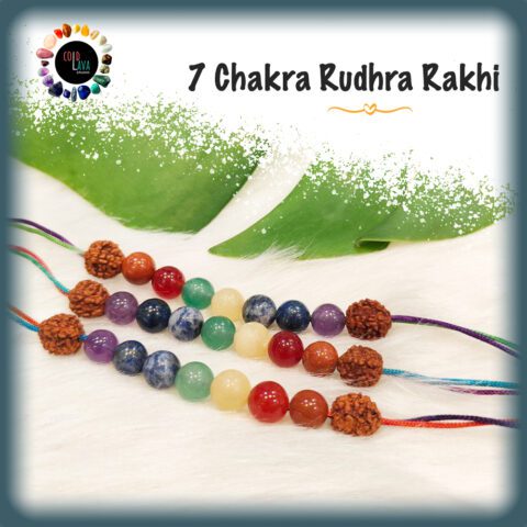 crystal healing rakhi for raksha bandhan 2023 for zodiac sign of Aries. celebrate bhaidooj, rakshabandhan, bhabhi rakhi, lumbha,