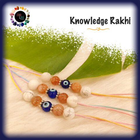 crystal healing rakhi for raksha bandhan 2023 for zodiac sign of Aries. celebrate bhaidooj, rakshabandhan, bhabhi rakhi, lumbha,