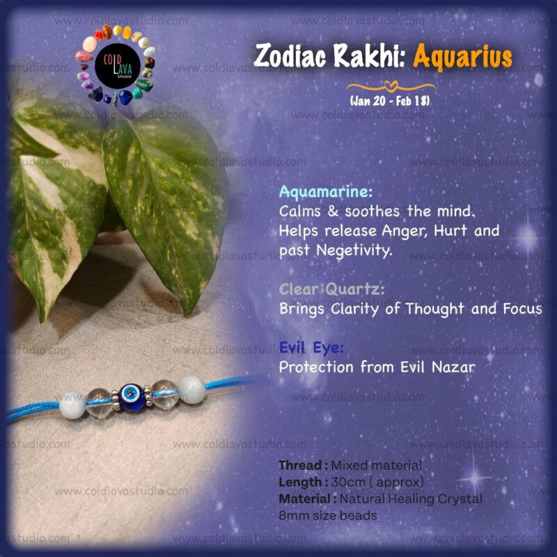 crystal healing rakhi for raksha bandhan 2023 for zodiac sign of Aries. celebrate bhaidooj, rakshabandhan, bhabhi rakhi, lumbha,