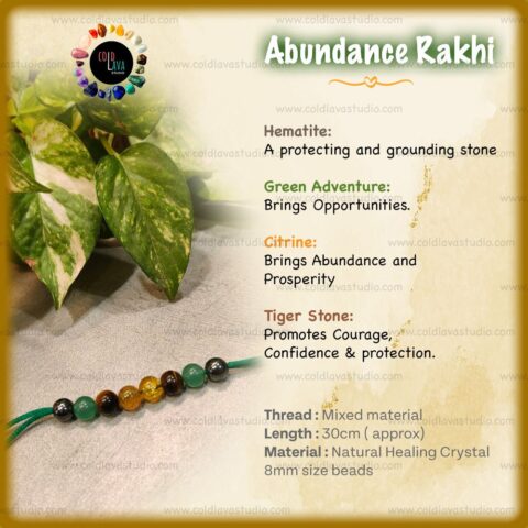 crystal healing rakhi for raksha bandhan 2023 for zodiac sign of Aries. celebrate bhaidooj, rakshabandhan, bhabhi rakhi, lumbha,