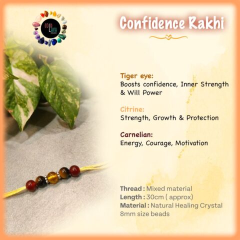 crystal healing rakhi for raksha bandhan 2023 for zodiac sign of Aries. celebrate bhaidooj, rakshabandhan, bhabhi rakhi, lumbha,