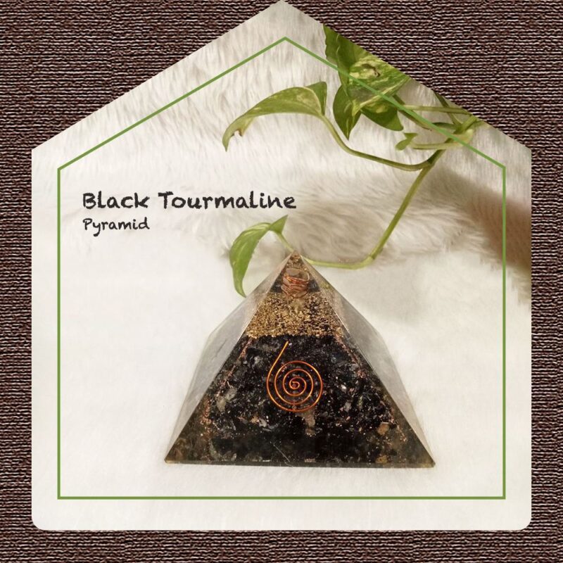 Black Tourmaline Protection Pyramid