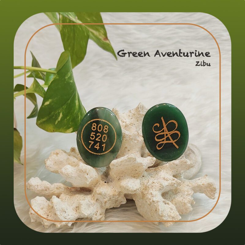 Green Aventurine Zibu Coin