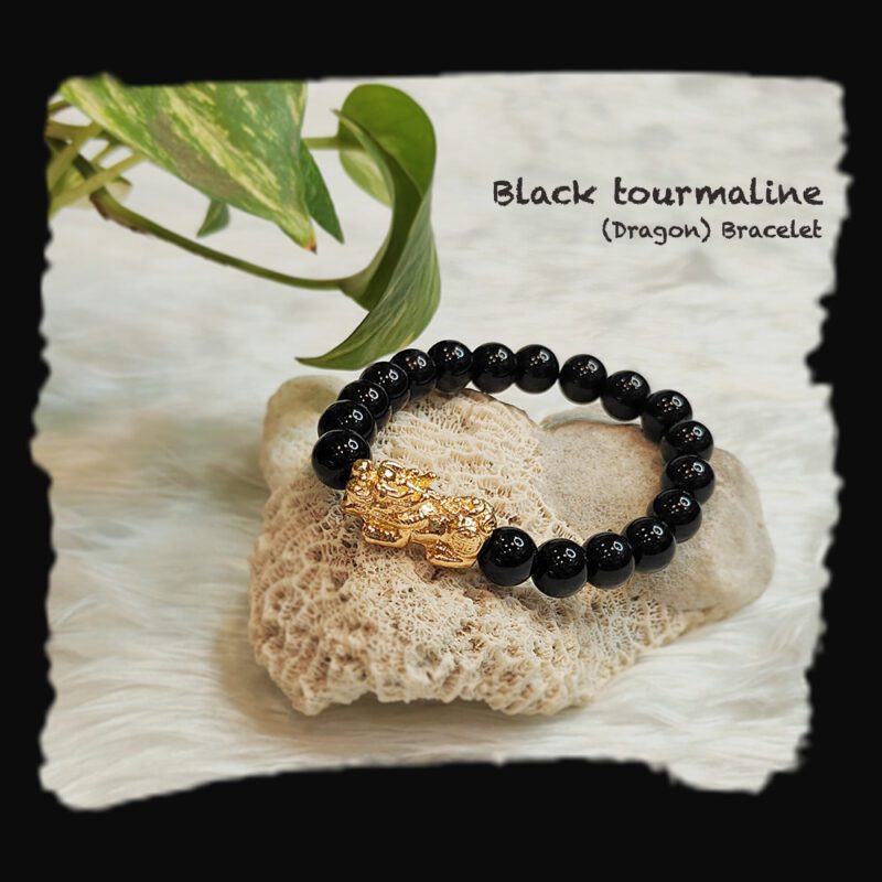 Pixiu Black Tourmaline Bracelet