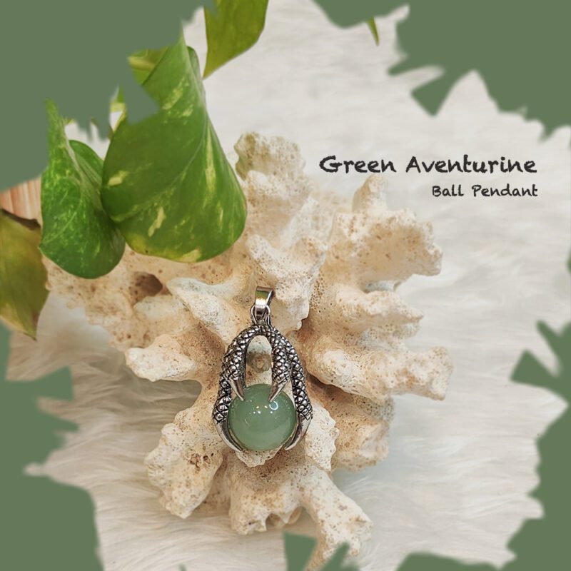 Green Aventurine Ball Pendant
