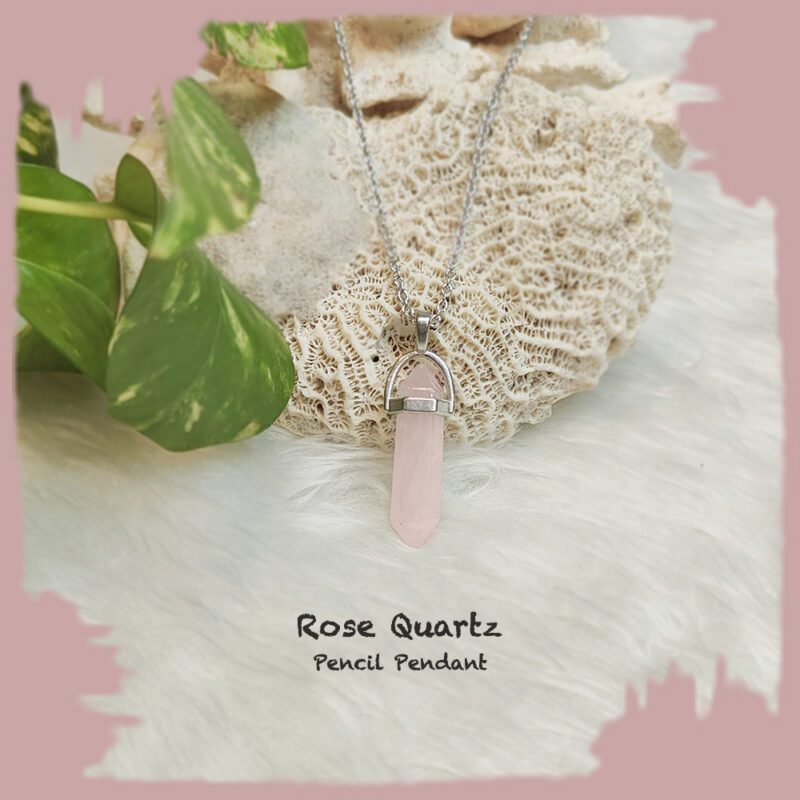 Rose Quartz Crystal Pendant